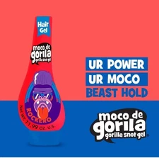 Moco de Gorila, Explosive Rocker Hair Styling Gel, Long-Lasting Hold,