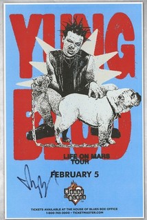 Yung Blud autographed concert poster