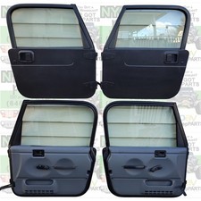 Full Hard Doors 1997-2006 Jeep Wrangler Tj Door Black Painted
