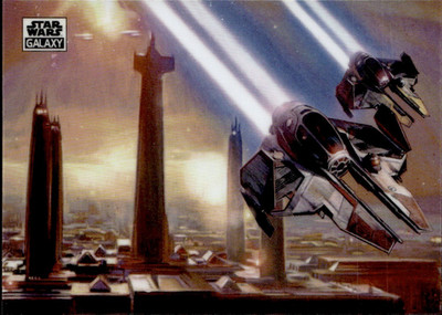2025 Topps Star Wars Galaxy Chrome - Eta-2 Actis Class Interceptor #46