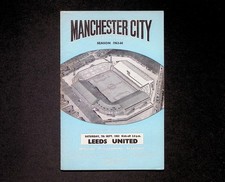 Manchester City v Leeds United 1963-1964 Division 2 07/09/1963