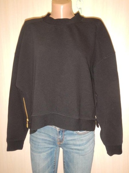 Women Barbour Sweater Black Cotton 40 / L / 48 #5PNB