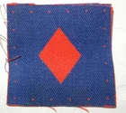 WW2 61st INFANTRY DIVISION PRINTED FORMATION SIGN PATCH BADGE WORLD WAR II