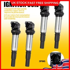 4x For BMW Ignition Coils with Spark Plug Connector Newest Version 12138657273