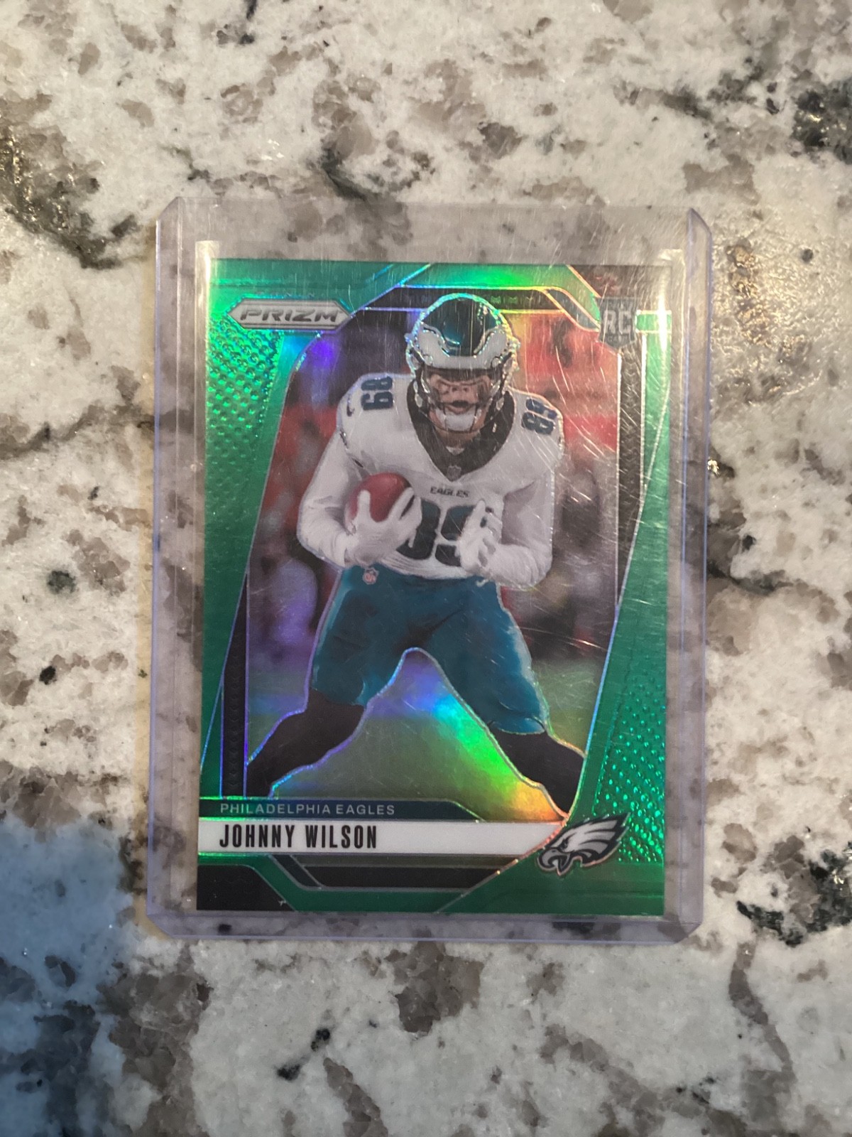 2024 Panini Prizm - Rookies Johnny Wilson #355 Green Prizm (RC)