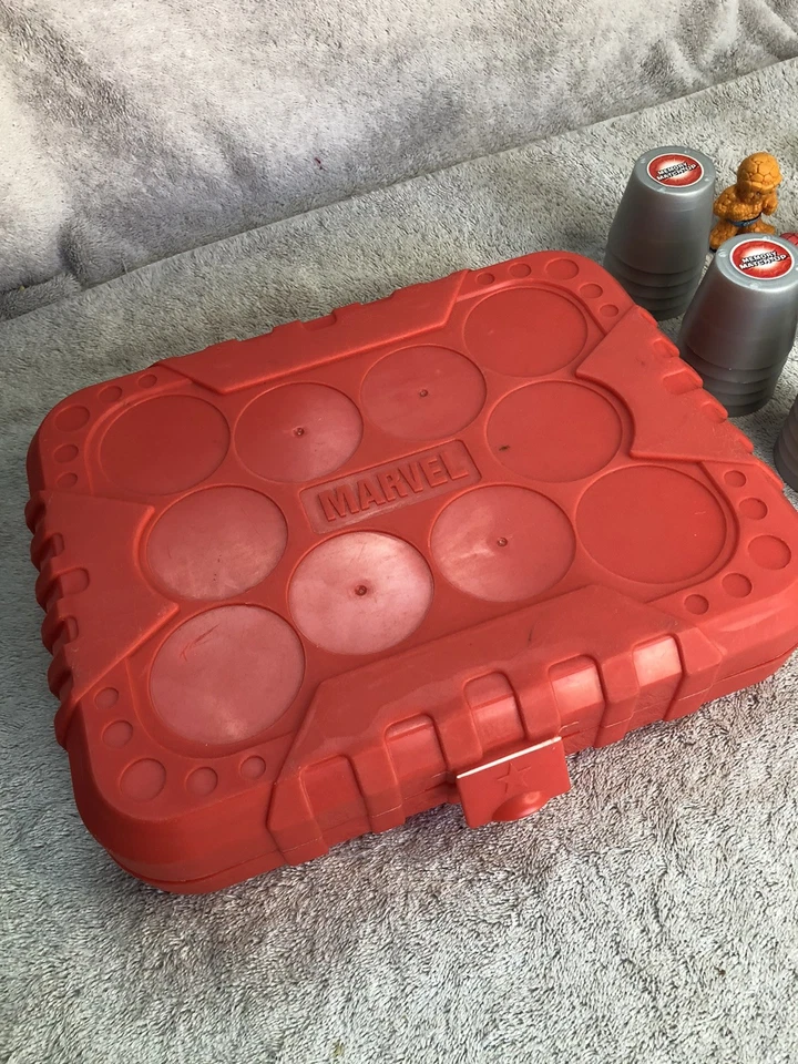 Marvel Spider-Man & Friends 10 Figure 3D Memory Match-Up Game 2005 Missing 1 Cup - Image 4 of 4