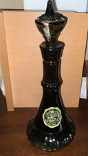 Vintage Jim Beam I Dream of Genie Bottle Smoke Green Glass Decanter. NO ALCOHOL.