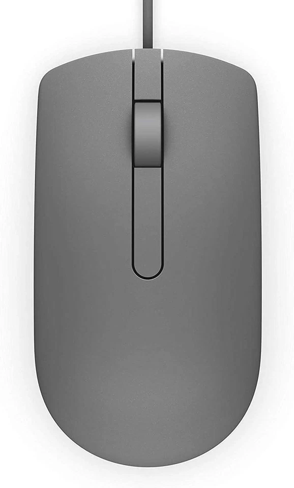 Dell MS116 - Mouse - Optical - 2 Buttons - Wired - USB - Grey - Image 4 of 4