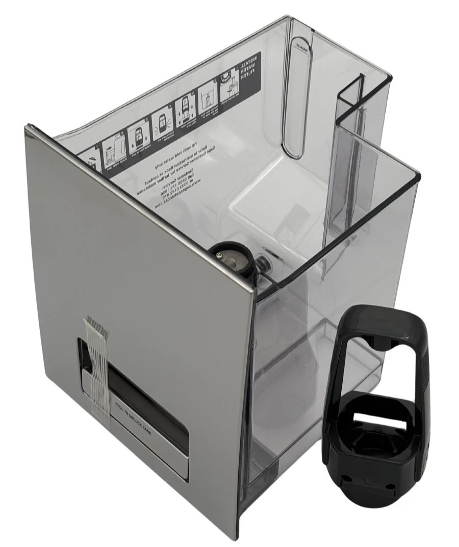 Chrome Water Tank Reservoir for SAEGE Coffee Machines Duty Free