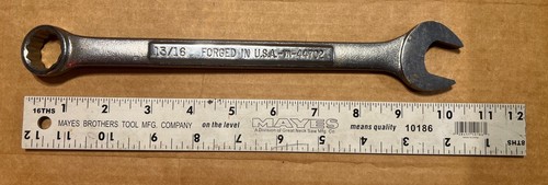 Craftsman 13/16 inch VA - 44702 Combo Wrench 12pt SAE Made in USA - Picture 1 of 2