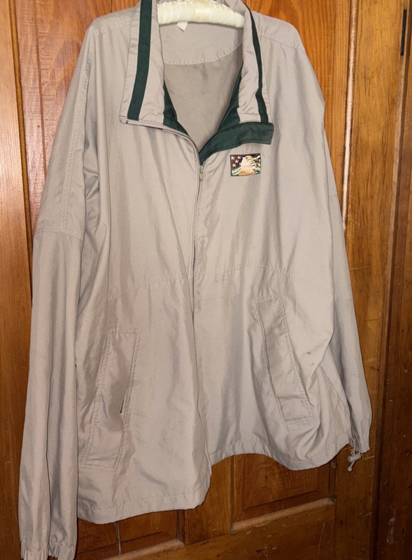 BSA Tan Official Jacket Size 3XL w/2005 National Jamboree Patch
