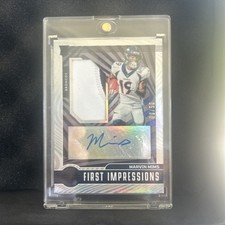 2023 Panini Illusions 124 Marvin Mims First Impressions Auto /50