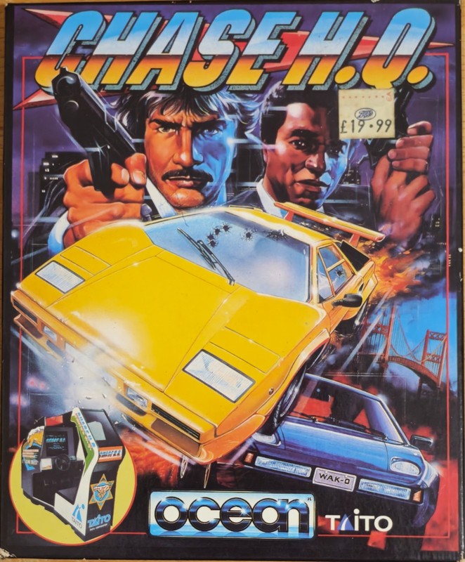 Chase HQ By Ocean ~ Original Boxed Atari ST Game