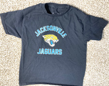 NFL Jacksonville Jaguars Team Apparel 2023 Black Boys Medium T-Shirt