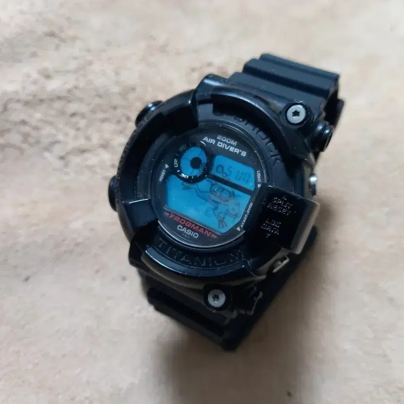 Casio G-Shock Pro-G Mam Black DW-8200 Titanium Watch | eBay
