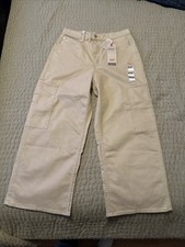 Women  s Levi  s High Waisted Wide Leg Cropped jeans Size 31 162