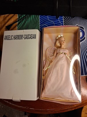 2001 ANGELIC HARMONY BARBIE Special Edition Pink Doll #55653 Mattel Vintage -NEW