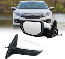 Left Driver Side Mirror For 2016 2017 2018 2019 2020 2021 Honda Civic Coupe Tour