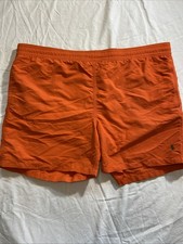 Polo Ralph Lauren Swim Trunks Mens XL Orange Classic Logo Beach Shorts