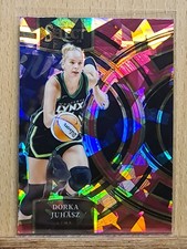 Dorka Juhasz #117 2024 Select WNBA Premier Pink Cracked Ice Prizm Lynx W0114A
