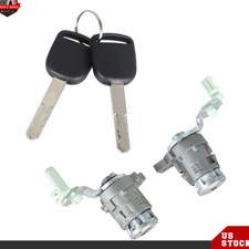Front Left Right Door Lock Cylinder W2 Keys For 2003-2005 Honda Civic 1.7l L4 Front Left Right Door Lock Cylinder W2 Keys For 2003-2005 Honda Civic 1.7l L4