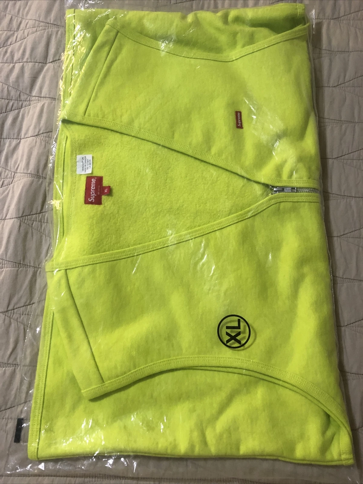 GILET SUPREME ZIP UP FW20 XL NEUF