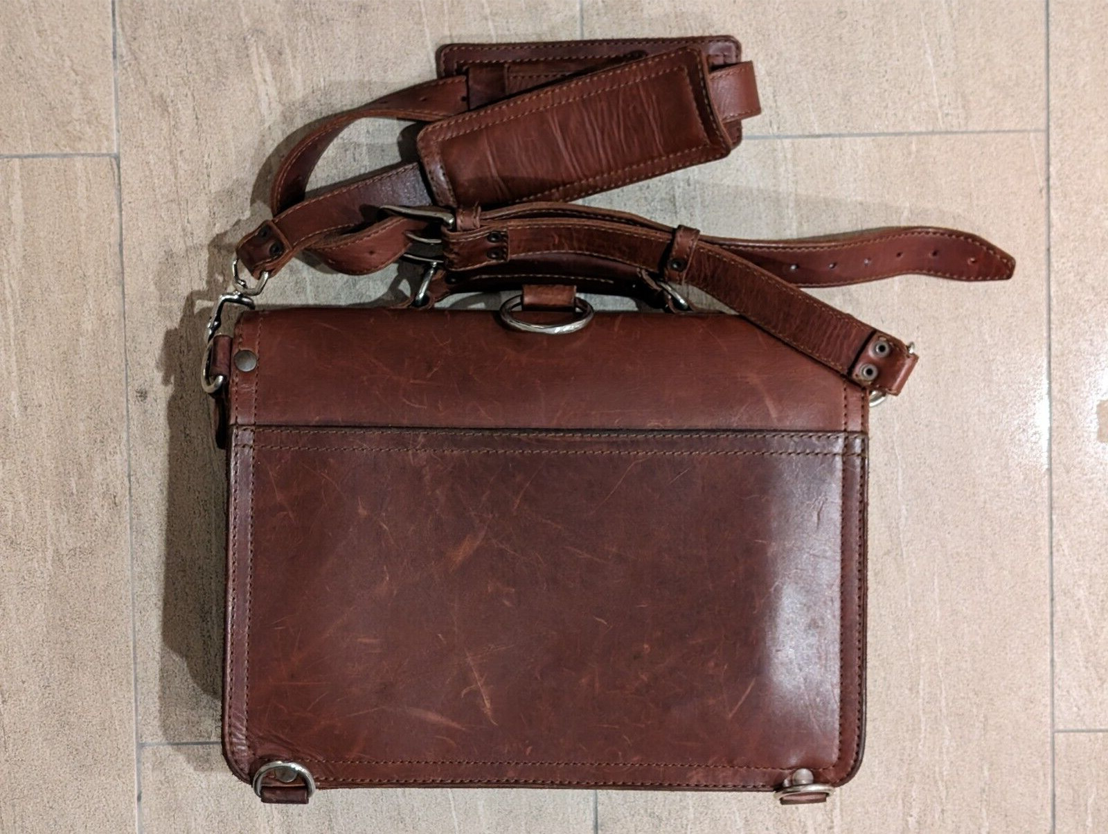 Saddleback Classic Leather Medium Thin Briefcase - image 2