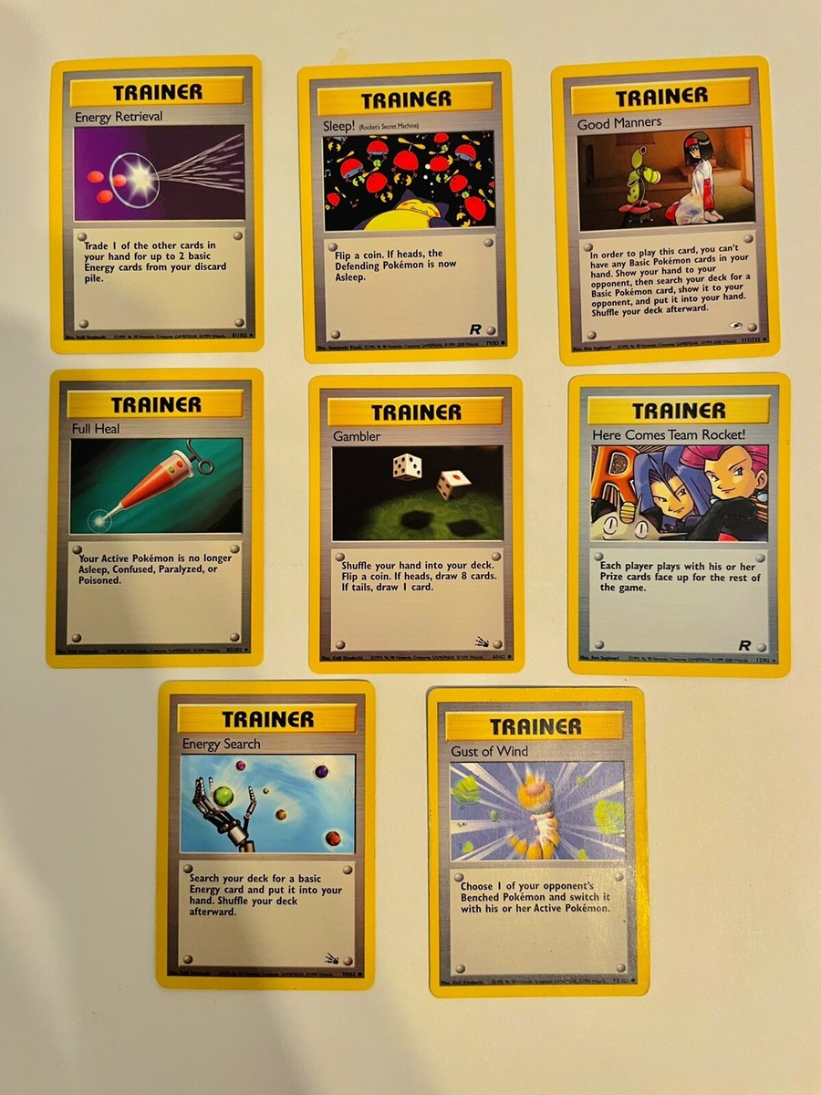 base set pokemon trainer cards Lass Pokemon Original Baset Set Trading Card 75/102 Shadowless Rare Trainer  Nm To Mint : Amazon.in: Toys & Games main image 1