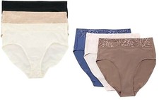 Breezies Jacquard Shine Hi Cut Brief Set of 3