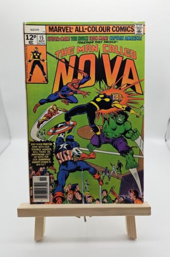 Nova #15: Vol.1, UK Price Variant, Marvel Comics (1977) - Afbeelding 1 van 21