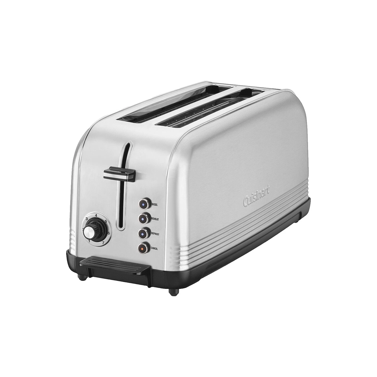 Acero Inoxidable Tostadora longslot Cuisinart tostadoras