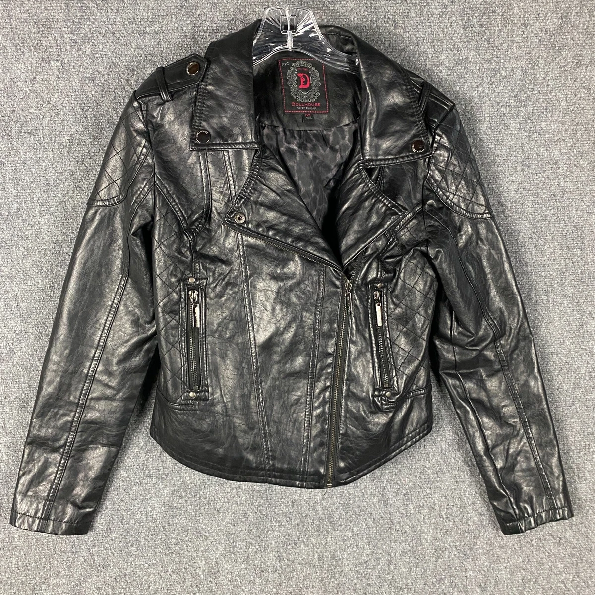 Dollhouse outerwear leather clearance jacket