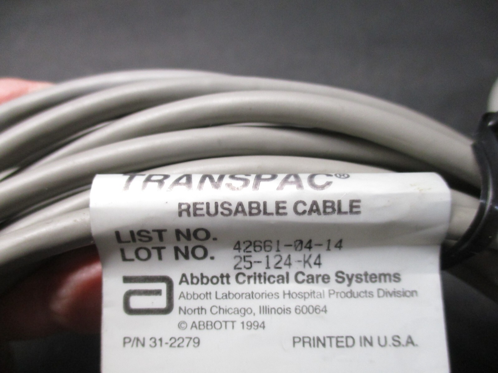 2 Sorenson Transpac Reusable Cable | 42661-04-14 for sale online | eBay