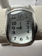 Anne Klein 10/6591 Ladies Watch New Battery 25MM 7.75" White Leather Band Q