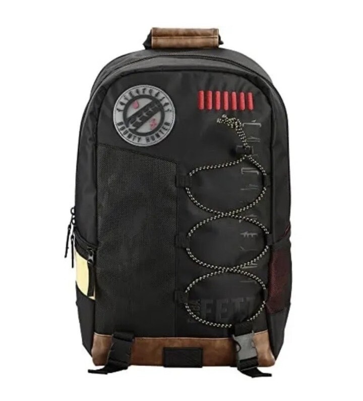 Star Wars Mandalorian Boba Fett Backpack Bounty Hunter Bag  display picture 2
