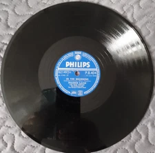 FRANKIE LAINE--IN THE BEGINNING---78 rpm shellac record