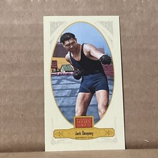 2012 JACK DEMPSEY PANINI GOLDEN AGE #26 CANDY CROFITS BLUE MINI CARD BOXER