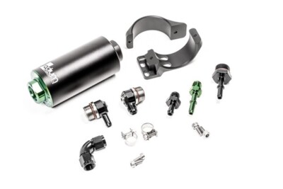 Radium 20-1021-05 Fuel Filter Kit for 89-05 Mazda MX-5, Microglass, 6 Micron