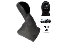 SCHALTKNAUF F&Uuml;R MERCEDES CLK W208 97-02 SCHALTMANSCHETTE 5 AVANTGARDE EMBLEM