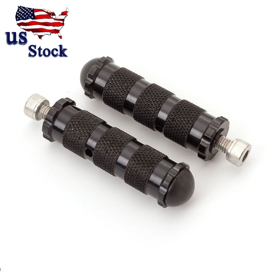 Juego de estriberas plegables universales para motocicleta reposapiés pedales de carreras EE. UU. Foto 3 de 4