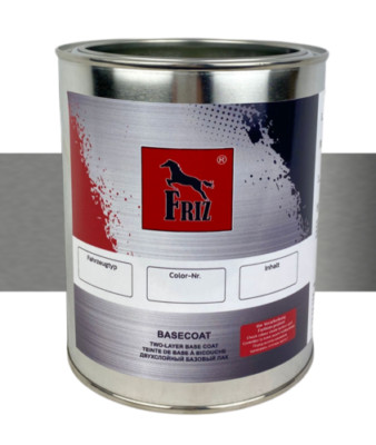 FRIZ Basecoat für Skoda B7W TUNGSTEN SILVER MET 1L spritzfertig