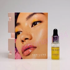 NEW ~ TAN-LUXE The FACE Illuminating Self-Tan Drops Light/Medium Travel .14 oz