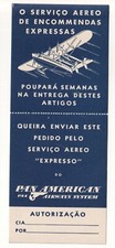 13) Etichetta posta aerea USA RARA Pan American / O Servico.....