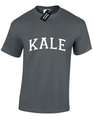 GRÜNKOHL VEGAN HERREN T-SHIRT GEMÜSE GEMÜSE PFLANZEN GESUNDHEIT FITNESS SUPERFOOD SLOGAN