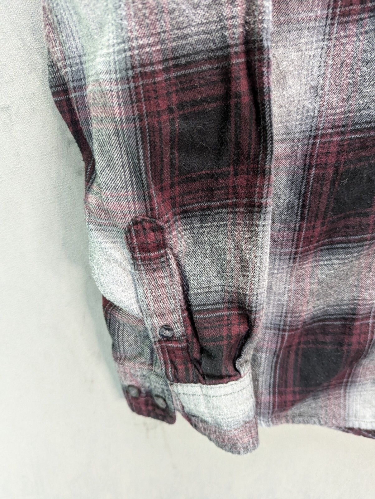 Flannel Lumberjack Shirt Men's Size Medium Plaid Cotton Imported From The USA image 3