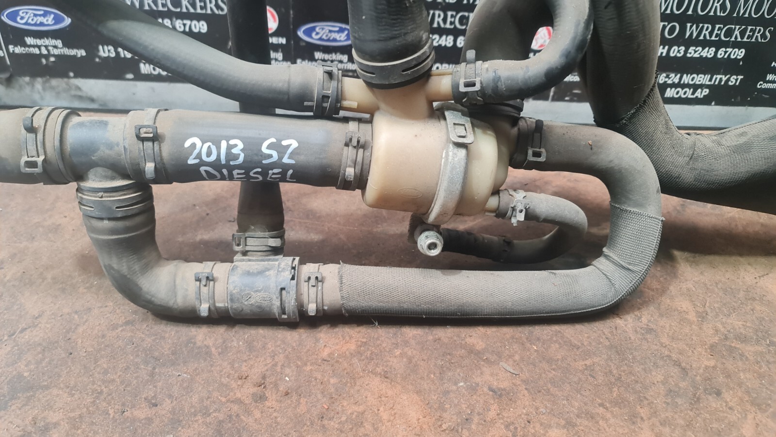 FORD TERRITORY SZ DIESEL TOP & BOTTOM RADIATOR HOSES eBay