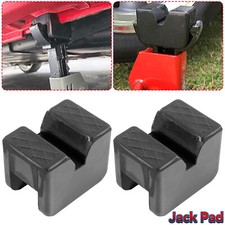 2x Jack Stand Pad Adaptor Block Jacking Point Pinch Weld Side Universal Rubber