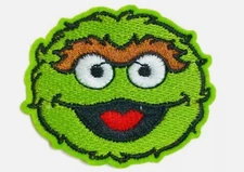 OSCAR THE GROUCH - SESAME STREET - Embroidered Iron On/ Sew-On Patch - NEW