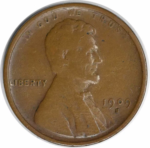 1909-S/S Lincoln Cent S/Horizontal S RPM 2 FS-1502 VF Uncertified #931