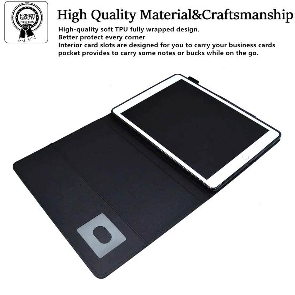 For iPad 10th 9th 8th 7th 6th 5th Gen/Mini/Air/Pro Flip Leather Case Stand Cover - Image 4 of 4
